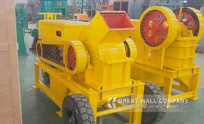 Small portable diesel engine hammer crusher for sale Fiji 